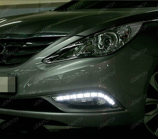 11 14 Hyundai Sonata 14w High Led Daytime Running Lights Hyundai Sonata Led Daytime Running Lights