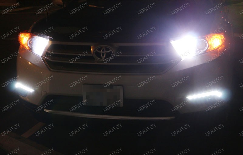 2011up Toyota Highlander 8LED High Power Daytime Running Lights