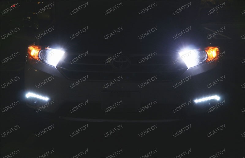 2011up Toyota Highlander 8LED High Power Daytime Running Lights