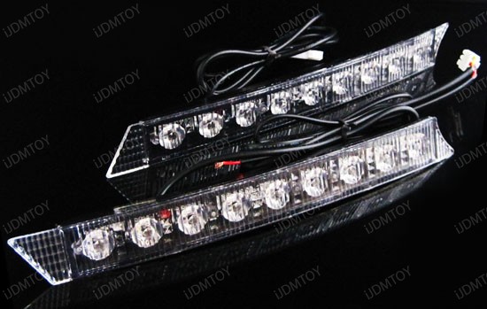 Audi A6 Style 9 LED Daytime Running Lights