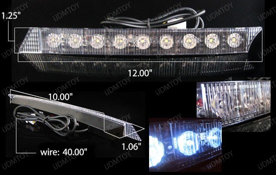 Audi Style LED Daytime Running Lights DRL 