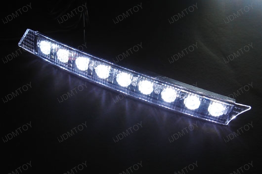 JDM Audi A5 A6 Style High Power 9-LED Xenon White Daytime Running Light (DRL) Lamp kit