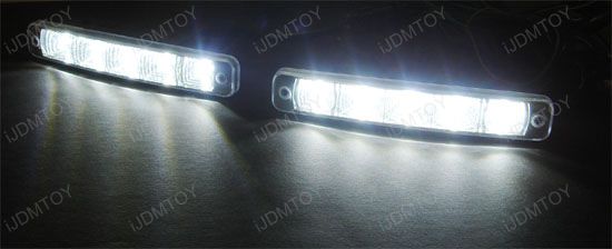 Euro Mercedes Brabus Style 5-Light LED Daytime Running Lights