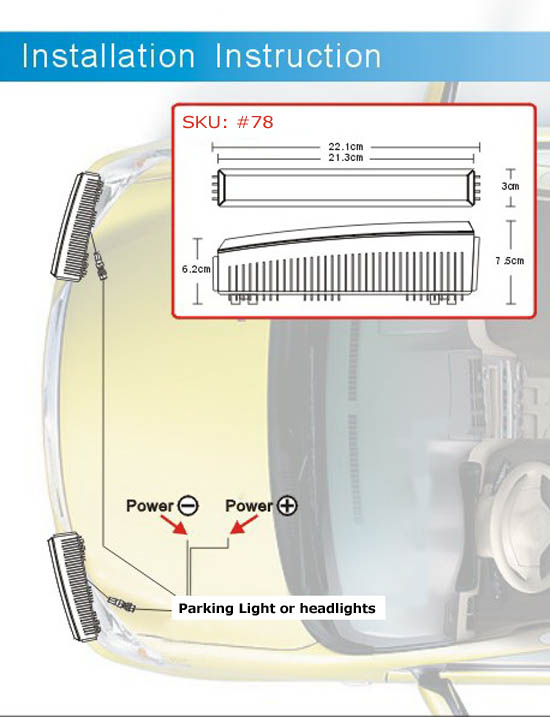 Hella LEDayLine Style LED Daytime Running Lights DRL