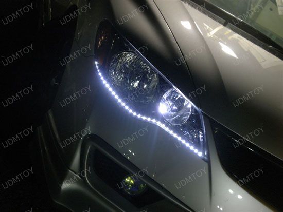Audi Style Side Shine SMD LED Strip Lights Headlights