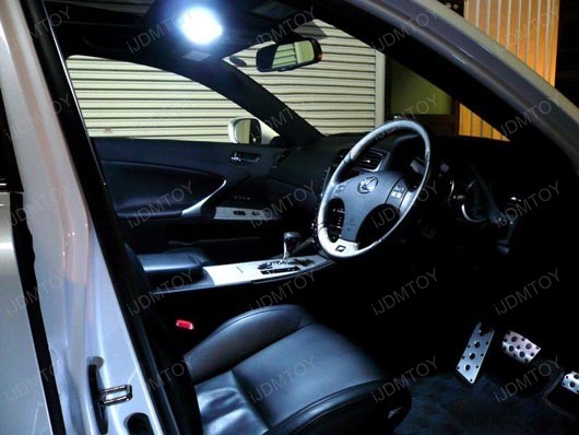 JDM Xenon White or Ultra Blue 360-Degree Shine 5-SMD 5050 T10 LED Wedge Light Bulbs for 168 194 921 2825