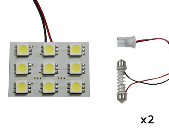 9-SMD 5050 LED PCB Panel Lights