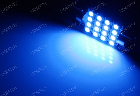 C5W 6418 16-SMD D36mm LED Bulbs