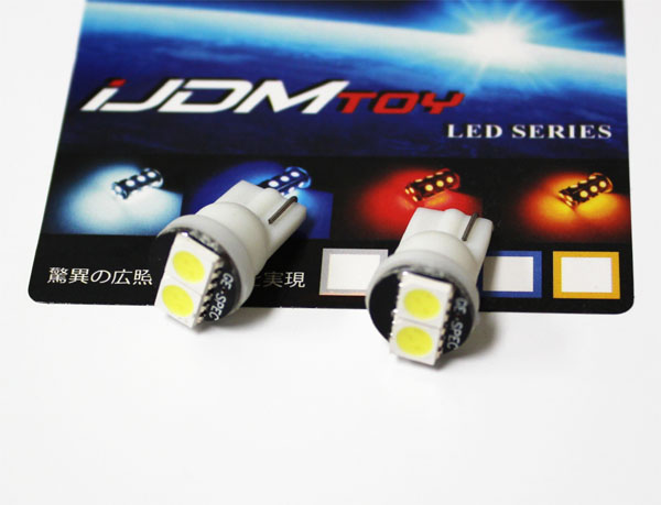 2-SMD T10 168 2825 LED Wedge LED Bulbs