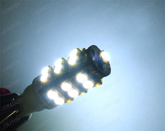 JDM 360-Degree Shine 25-SMD 1210 T10 LED Wedge Light Bulbs for 168 194 921 2825