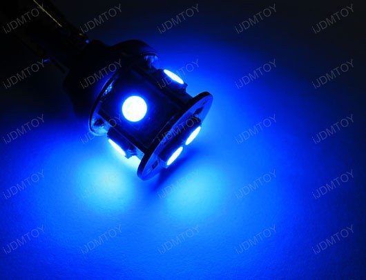 7-SMD 5050 7440 7444 T20 LED bulbs