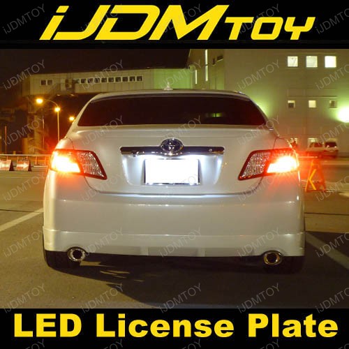 White LED License Plate Lights Pontiac G5 G6 G8 GT GTO