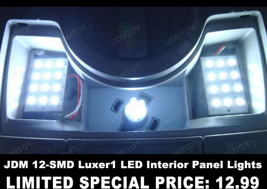 Luxer1 LED Room Lights, 12-SMD LED Interior Panel Light, Special Price: 12.99