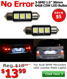 6418 Error Free LED Bulbs On Sale