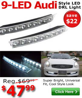 Audi 9-LED Daytime Running Lights