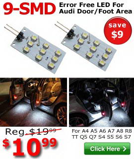 Audi LED side door or foot area replacement LED