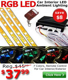 7-Color RGB LED Ambient Lights On Sale