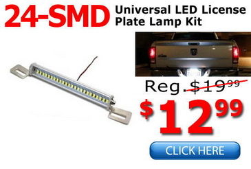 Universal Fit LED License Plate Lamp