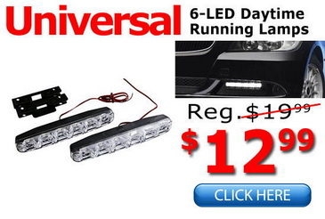 Universal Fit LED Daytime Running Lights