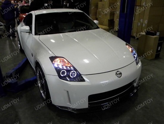Nissan 350z black headlights #8