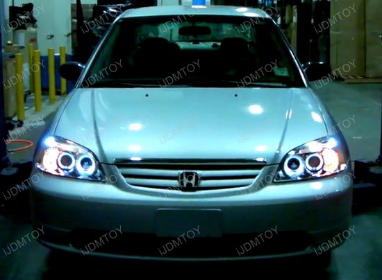 2001 Honda civic ex halo headlights #6