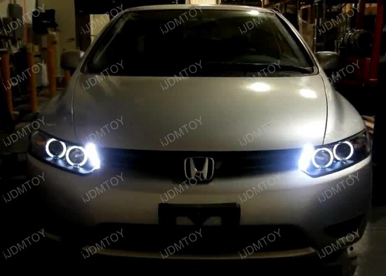 Angel eyes lights honda civic