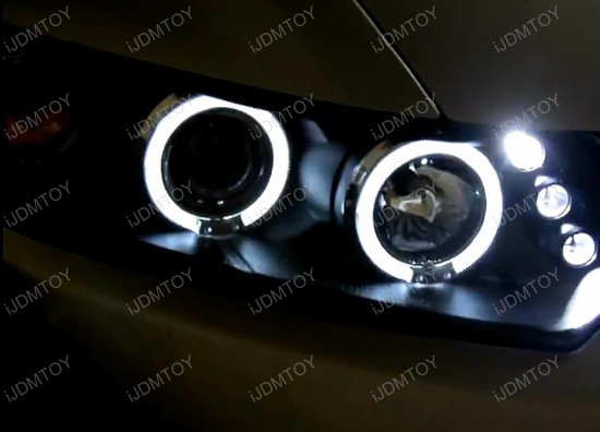 How to install halo projector headlights honda civic #6