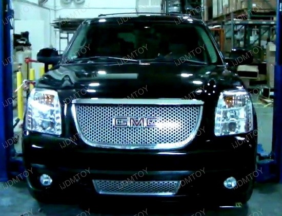 07-10 GMC DENALI/YUKON Black Housing Projector LED Headlights