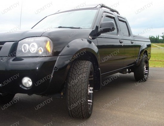 2001-04 Nissan FRONTIER Black Halo Angel Eyes Projector ... 2001-04 Nissan FRONTIER Black Halo Angel Eyes Projector ...