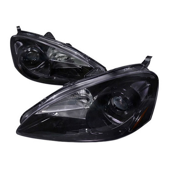 05-06 Acura RSX Black Housing Projector Headlights