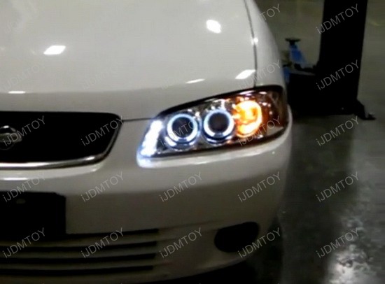 Nissan sentra angel eyes #8