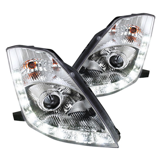 2006 Nissan 350z halo headlights #4