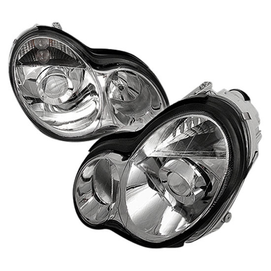 Mercedes benz w203 projector headlights #6