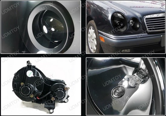 Mercedes benz w210 headlight lens #4