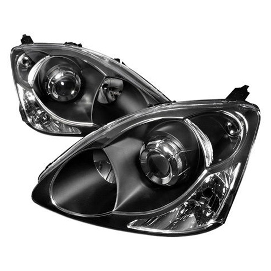 Install headlights honda civic 02 #4