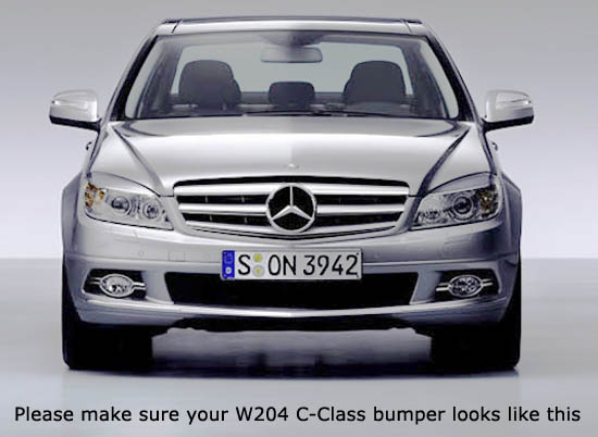2008-2010 Mercedes W204 C Class LED Daytime Running Lights