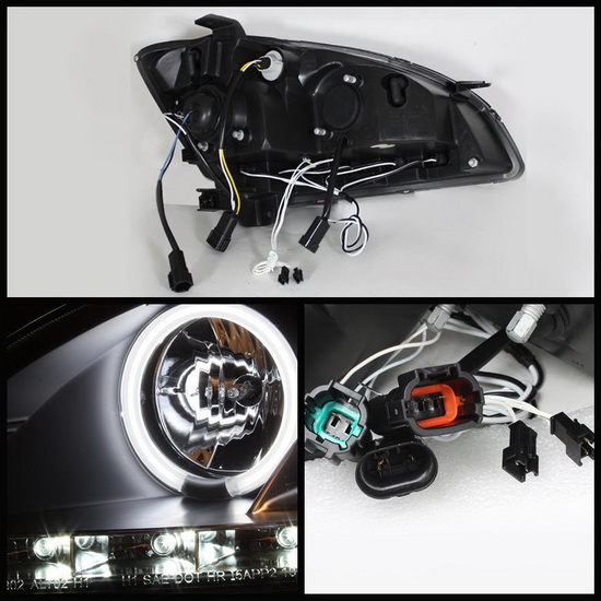 Angel eyes headlights for nissan altima