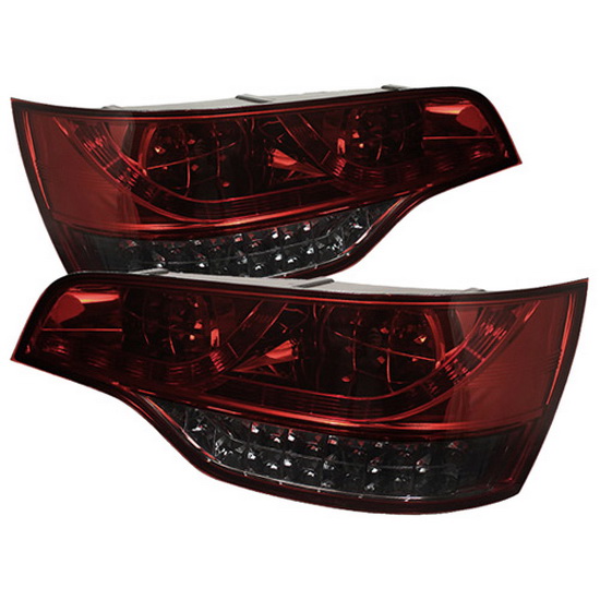 200709 Audi Q7 Red Smoke Housing LED Tail Lights