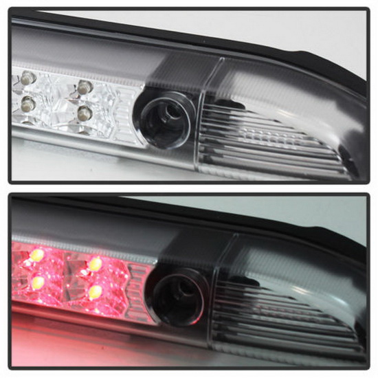 0104 Nissan Frontier Chrome Lens LED 3rd Brake Light Assembly