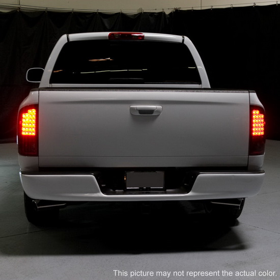 02 06 Dodge Ram 1500 2500 3500 Chrome Housing Led Tail Lights 2002 2006 Dodge Ram 1500 2500 3500 Chrome Housing Led Tail Lights