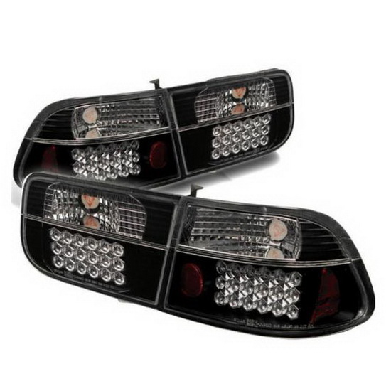 Black honda housing light tail