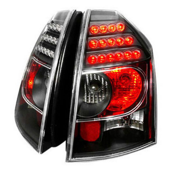 0507 Chrysler 300 Black Housing LED Tail Lights