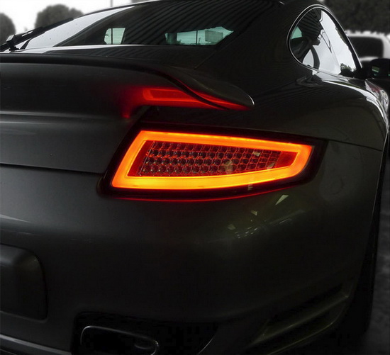 20052008 Porsche 911 997 Red Smoke Lens LED Tail Lights