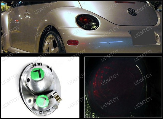 98 05 Volkswagen Beetle Smoke Lens Altezza Style Tail Lights 1998 2005 Volkswagen Beetle Smoke Lens Altezza Style Tail Lights