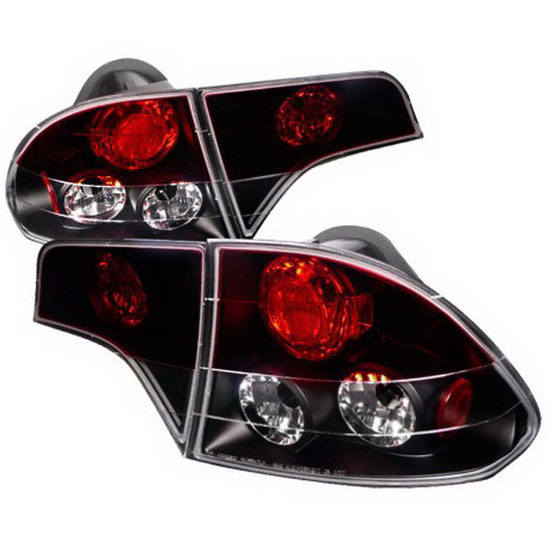 2007 Honda civic black tail lights #6