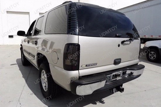 00 06 Chevrolet Gmc Denali Tahoe Smoked Lens Led Tail Lights