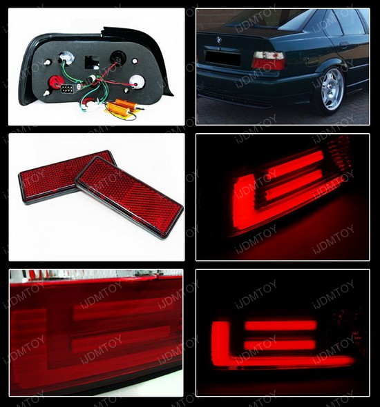 Bmw E36 Clear Tail Lights