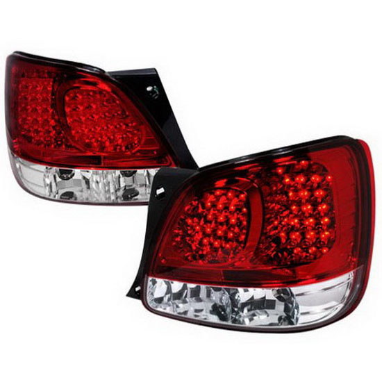 9805 Lexus GS300 Red LED Tail Lights