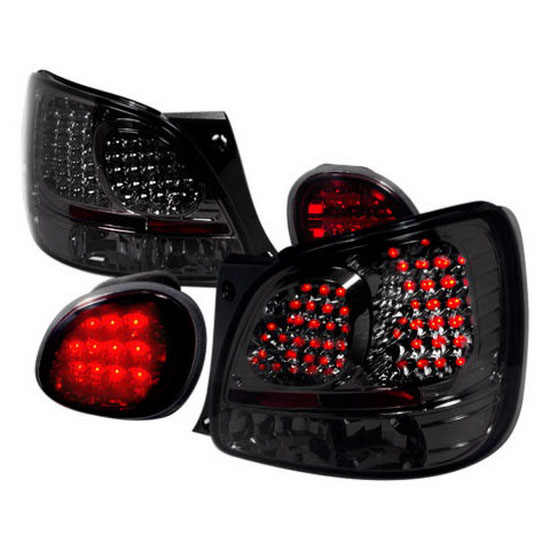 9800 Lexus GS 300/400 Smoke Lens LED Tail Lights