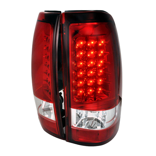 03-06 Chevrolet SILVERADO 1500/2500HD/3500 Red Lens LED Tail Lights